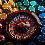 dominobet88 Crazy Time live studio showing illuminated wheel, live host, and betting interface